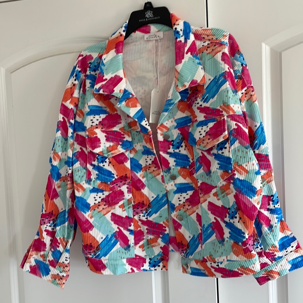 NWT Emily Wonder Corded Jacket